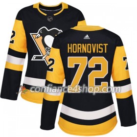 Adidas Maillot de Hockey Pittsburgh Penguins Patric Hornqvist 72 2017-2018 Noir Authentic - Femme